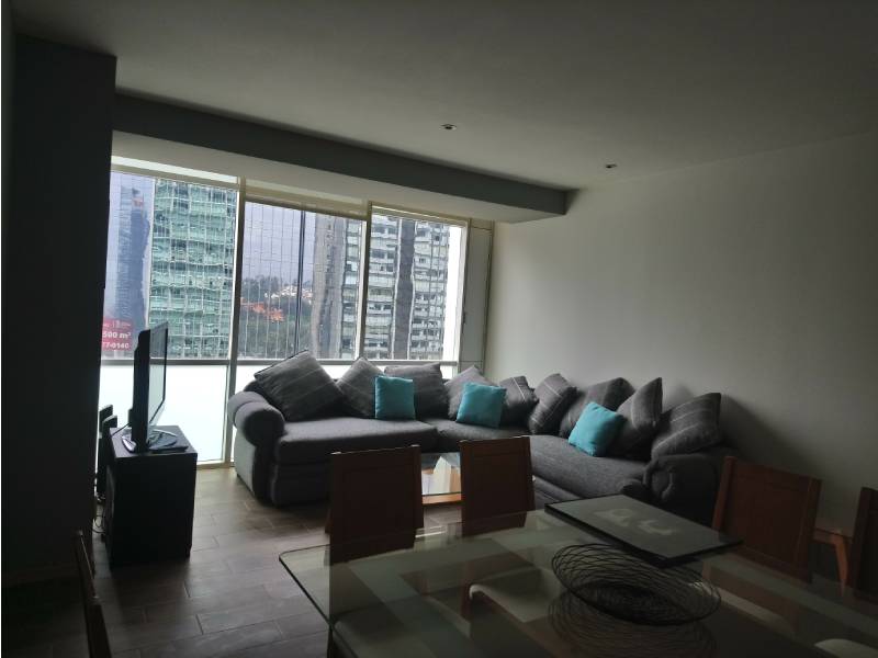 Estancia amplia amueblado con buena vista Depto Santa Fe