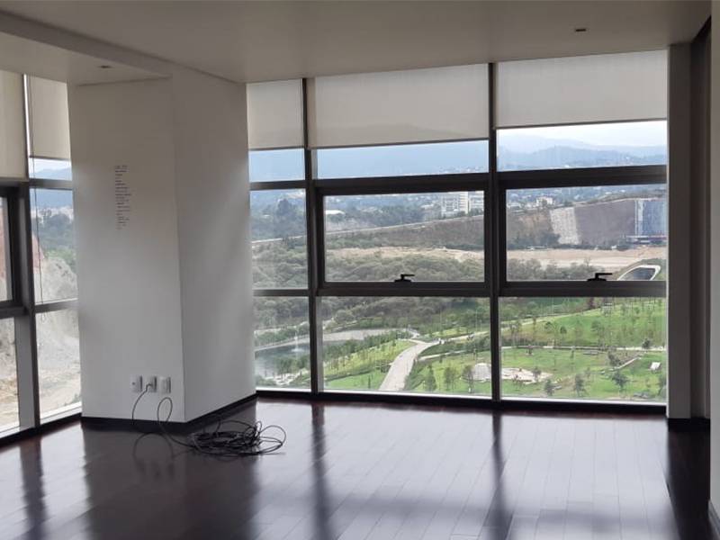 Vista al Parque La Mexicana depa renta venta Milán City santa Fe