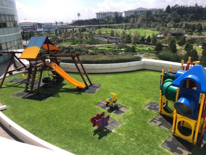 Amenidad área de juegos en Torre Amsterdam