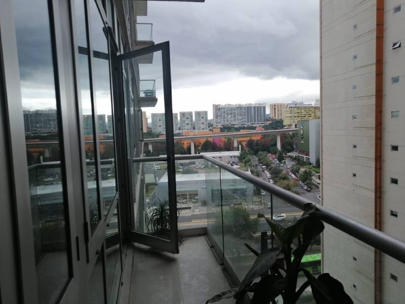 buena vista desde balcon en depa Santa Fe Cosmocrat