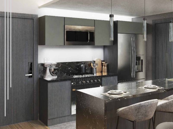 Vista Cocina Preventa High Park Reforma