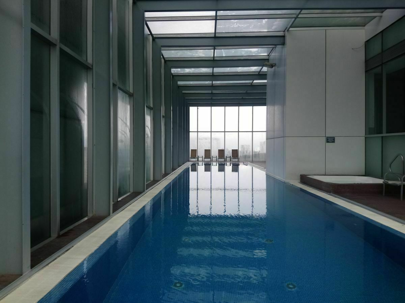 Alberca amenidades Punta Poniente Santa Fe