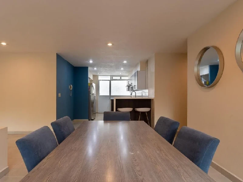 Comedor Amueblado Departamentos en Roma Norte Renta