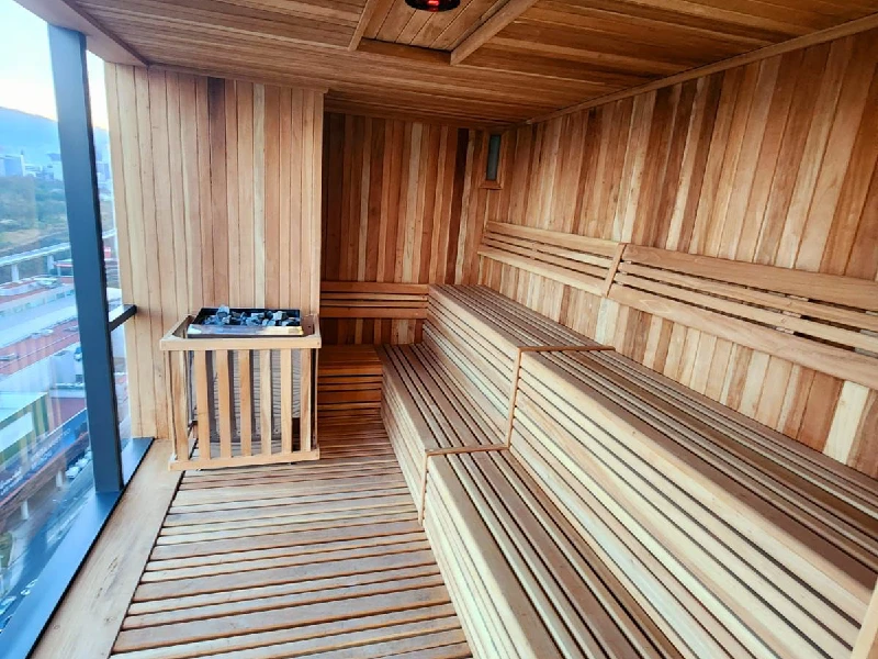 Amenidades sauna High Park Reforma